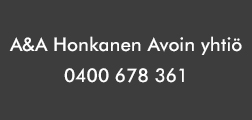 A&A Honkanen Avoin yhtiö logo